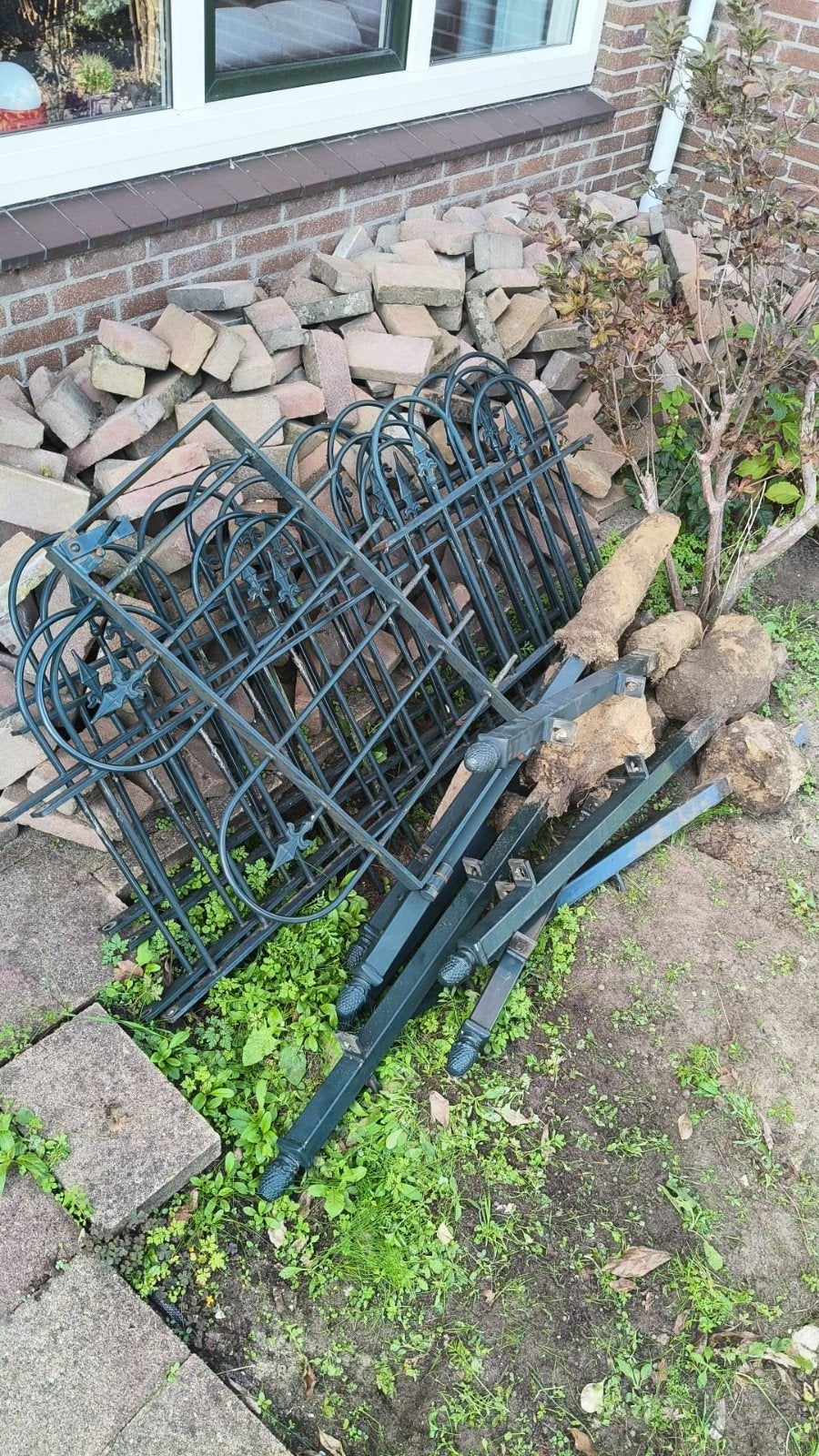 gietijzeren tuinhekje, Tuin en Terras, Ophalen, IJzer, Sierhekwerk