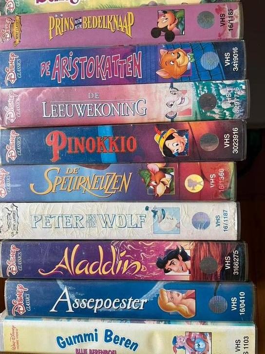 Walt Disney kinder vhs., Cd's en Dvd's, VHS | Kinderen en Jeugd, Alle leeftijden, Ophalen of Verzenden, Zo goed als nieuw