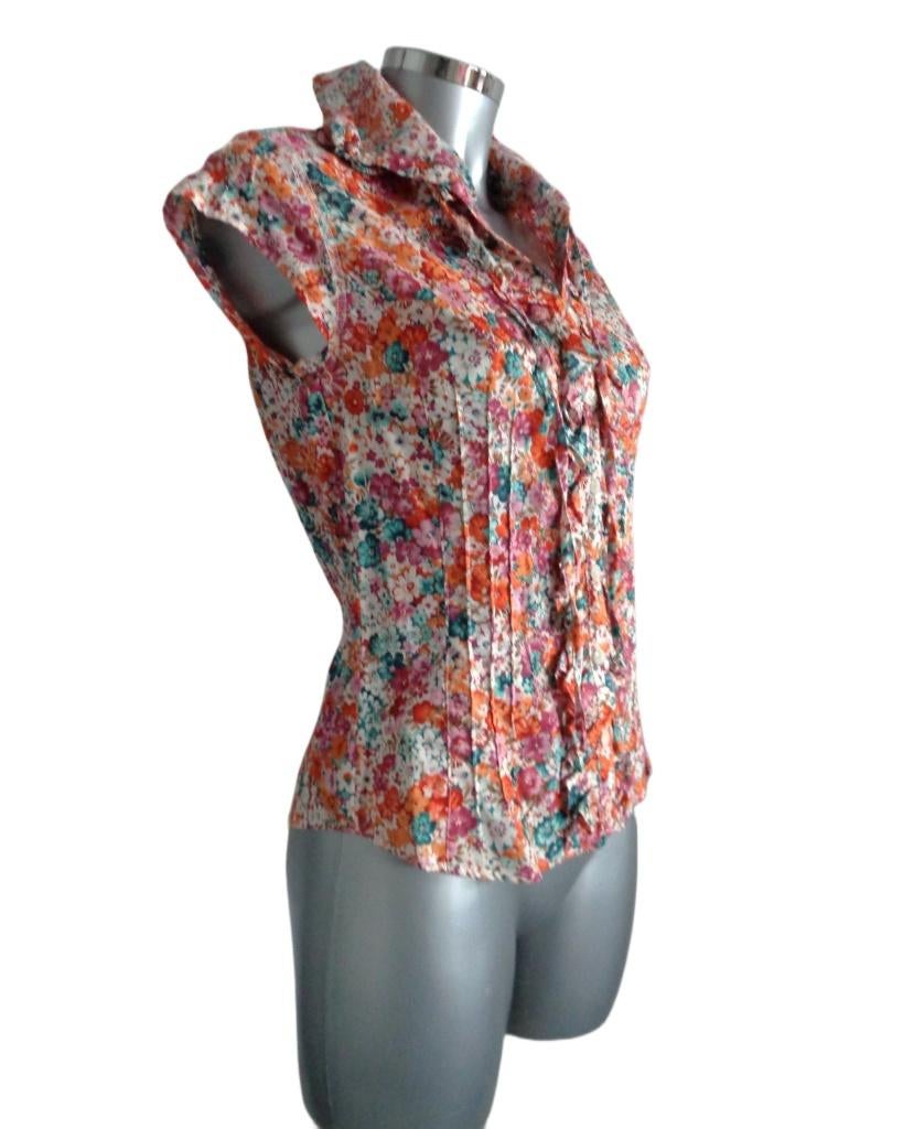 RO-ZU, ROZU bloemen blouse, maat 38, Nieuw, Kleding | Dames, Ophalen of Verzenden, Nieuw, Maat 38/40 (M), Overige kleuren