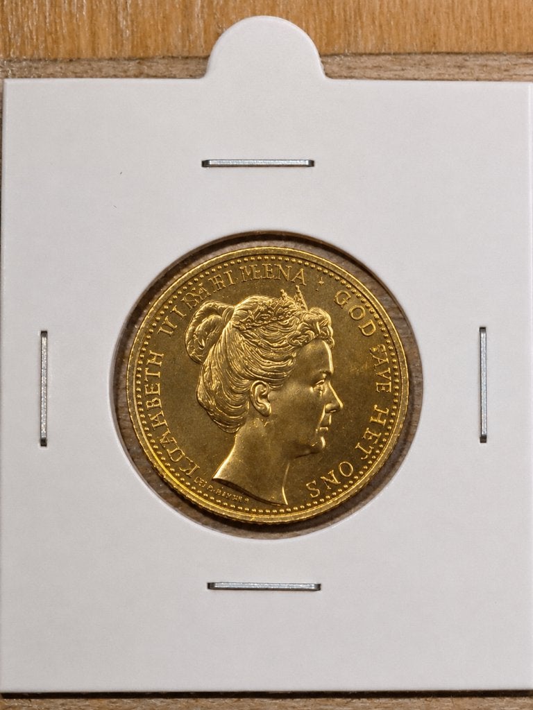 Gouden tientje  -1898 -, Postzegels en Munten, Munten | Nederland, Losse munt, 10 gulden, Koningin Wilhelmina, Goud, Ophalen