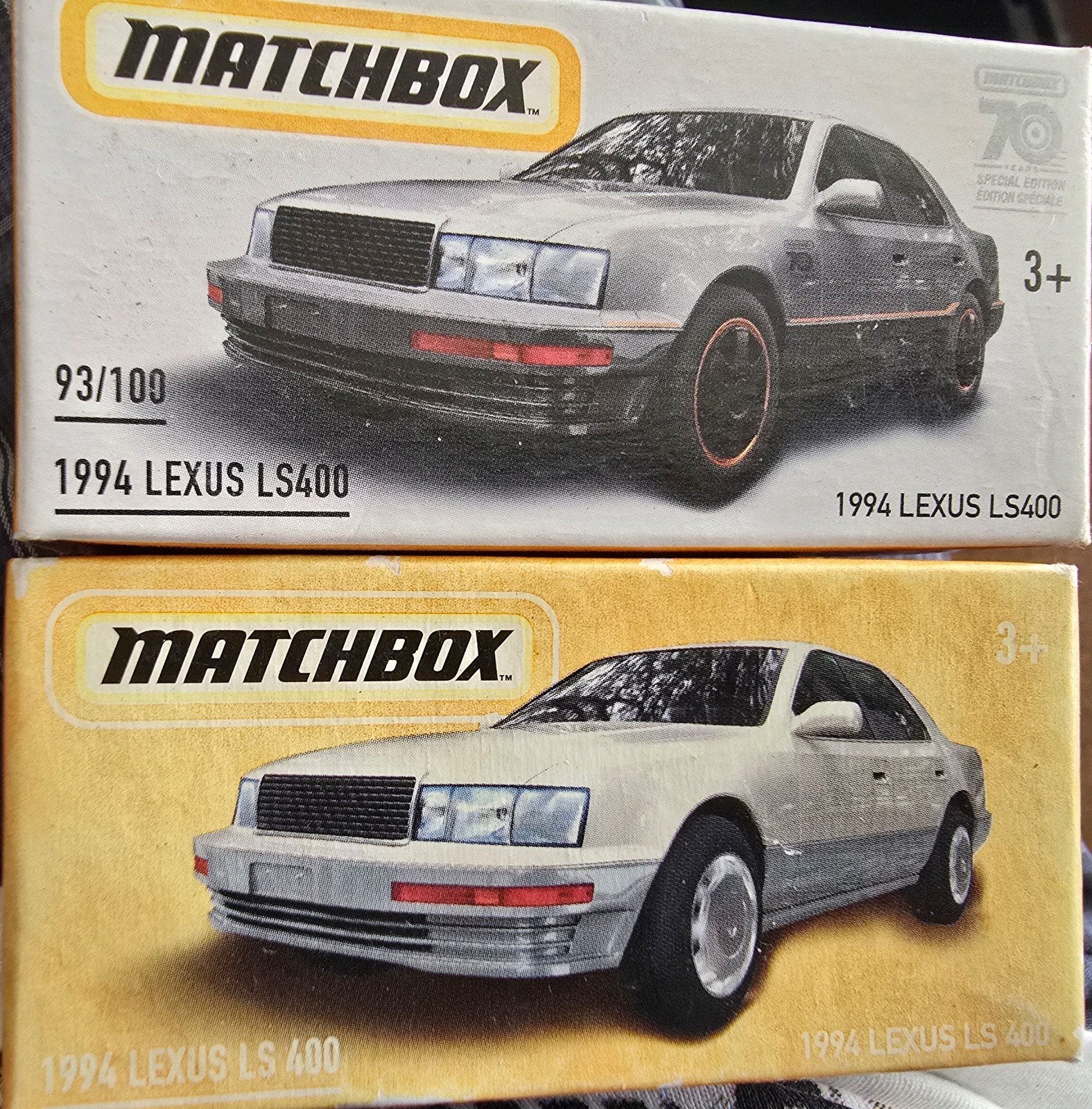 Matchbox 1994 Lexus LS400 - Set van 2, Ophalen of Verzenden, Nieuw, Auto