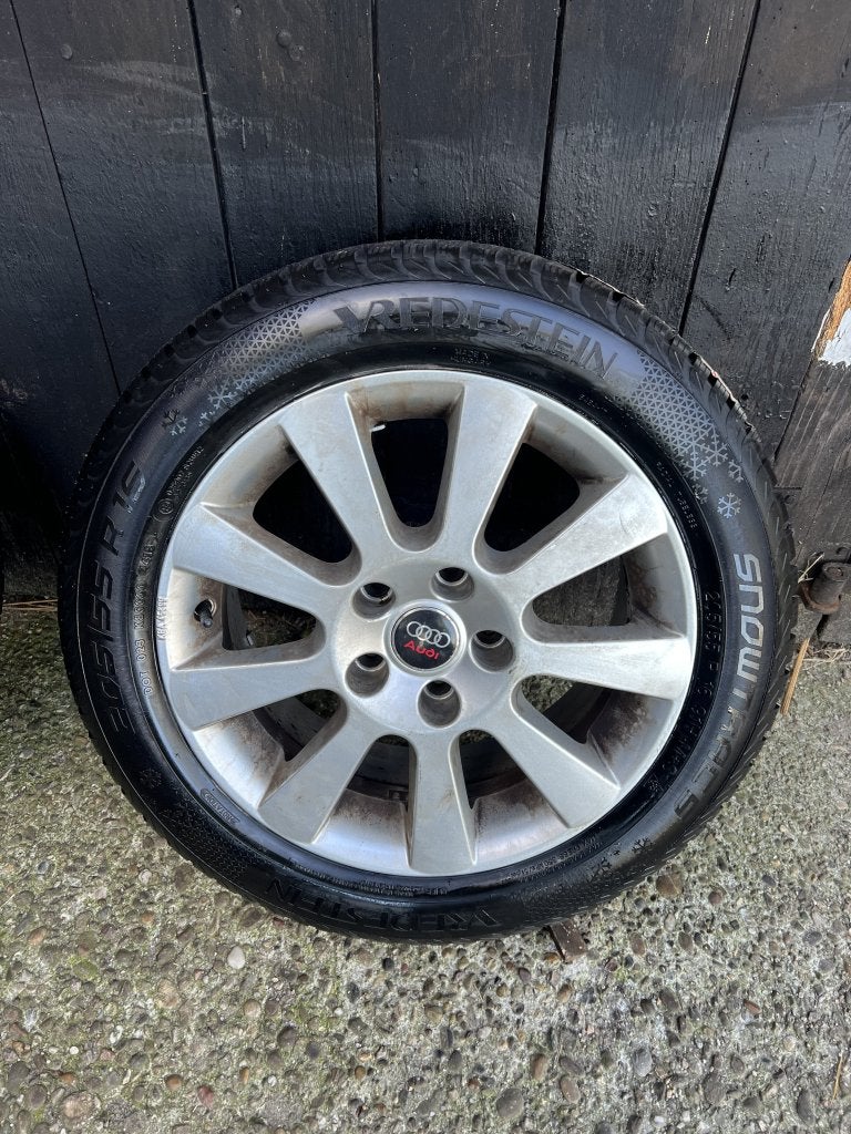 Volkswagen Golf Caddy Audi A3 Q2 velgen 16" 5x112 winter 8mm, Niet ingevuld, Gebruikt, 16 inch, Banden en Velgen