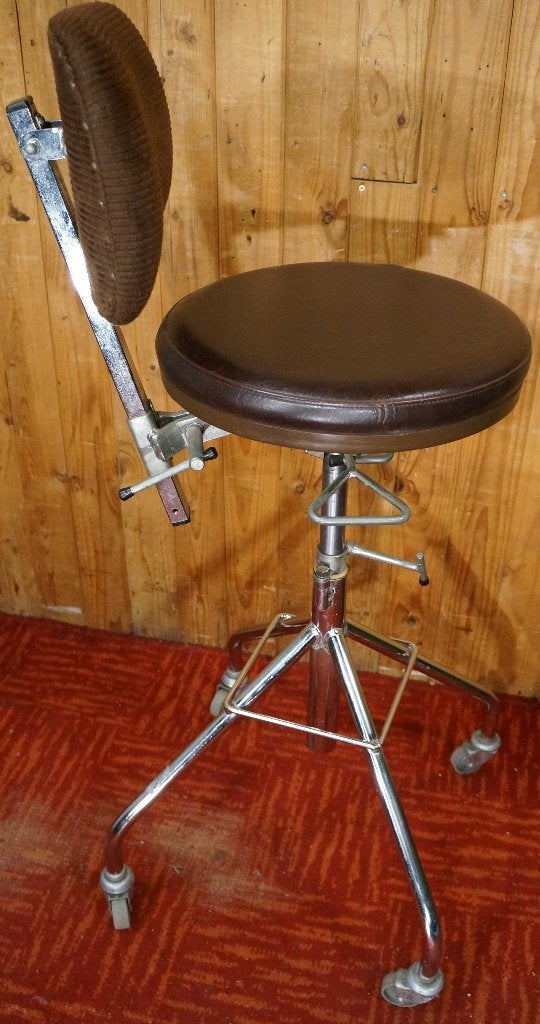 Vintage Design Retro Zit-Sta stoel Mercado Rehab Sweden 70e, Huis en Inrichting, Ophalen, In hoogte verstelbaar, Gebruikt, Staal