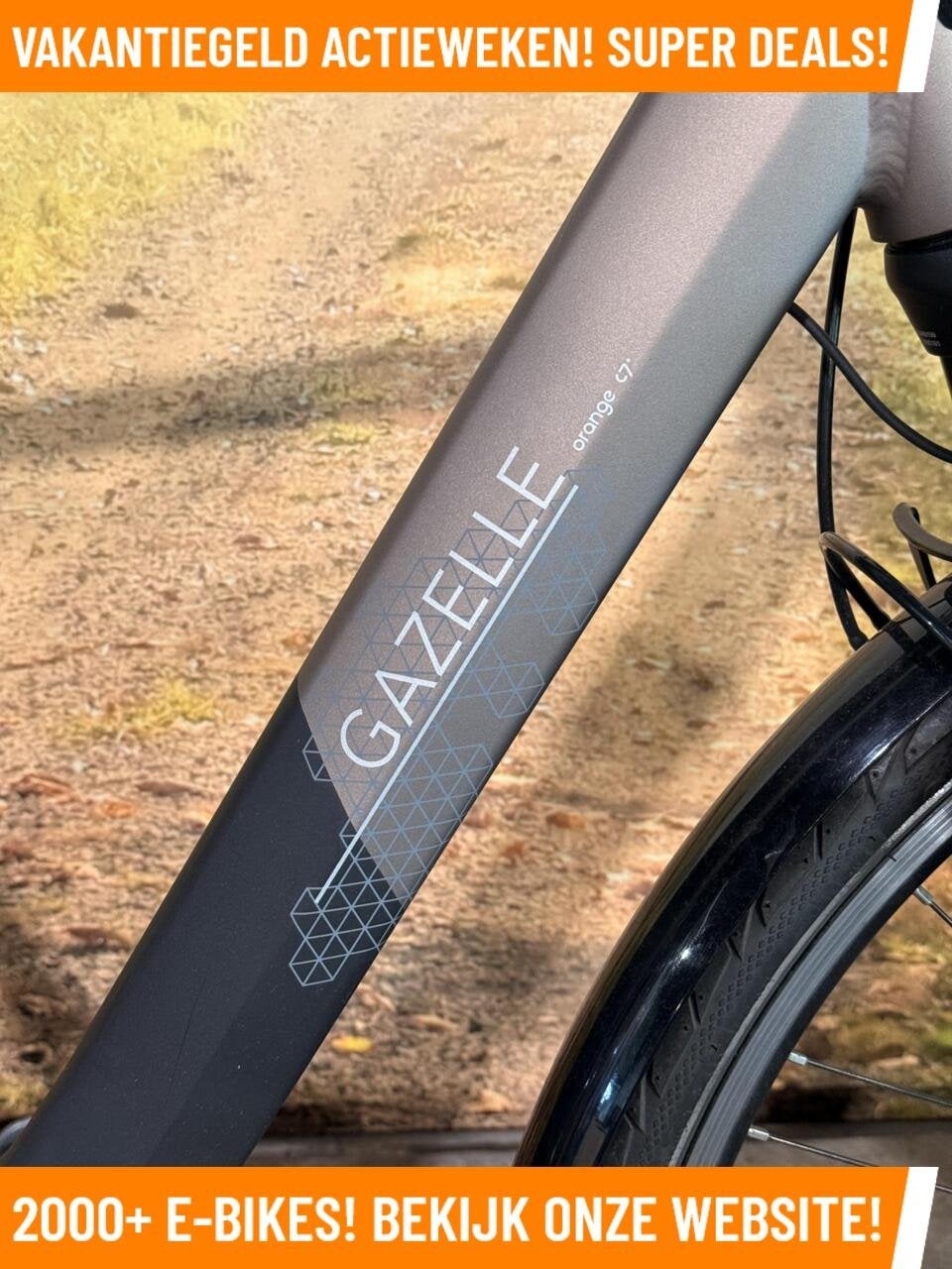 Gazelle Orange C7 elektrische fiets met Bosch middenmotor!, Gazelle