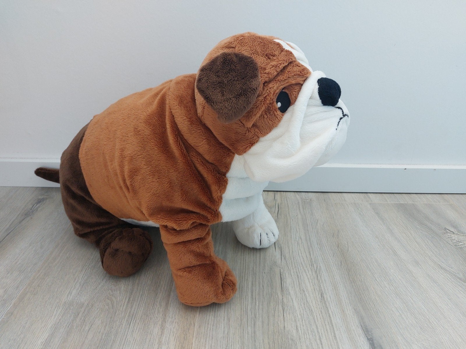 Knuffel Ikea bulldog hond gosig L2001, Ophalen of Verzenden, Zo goed als nieuw, Hond