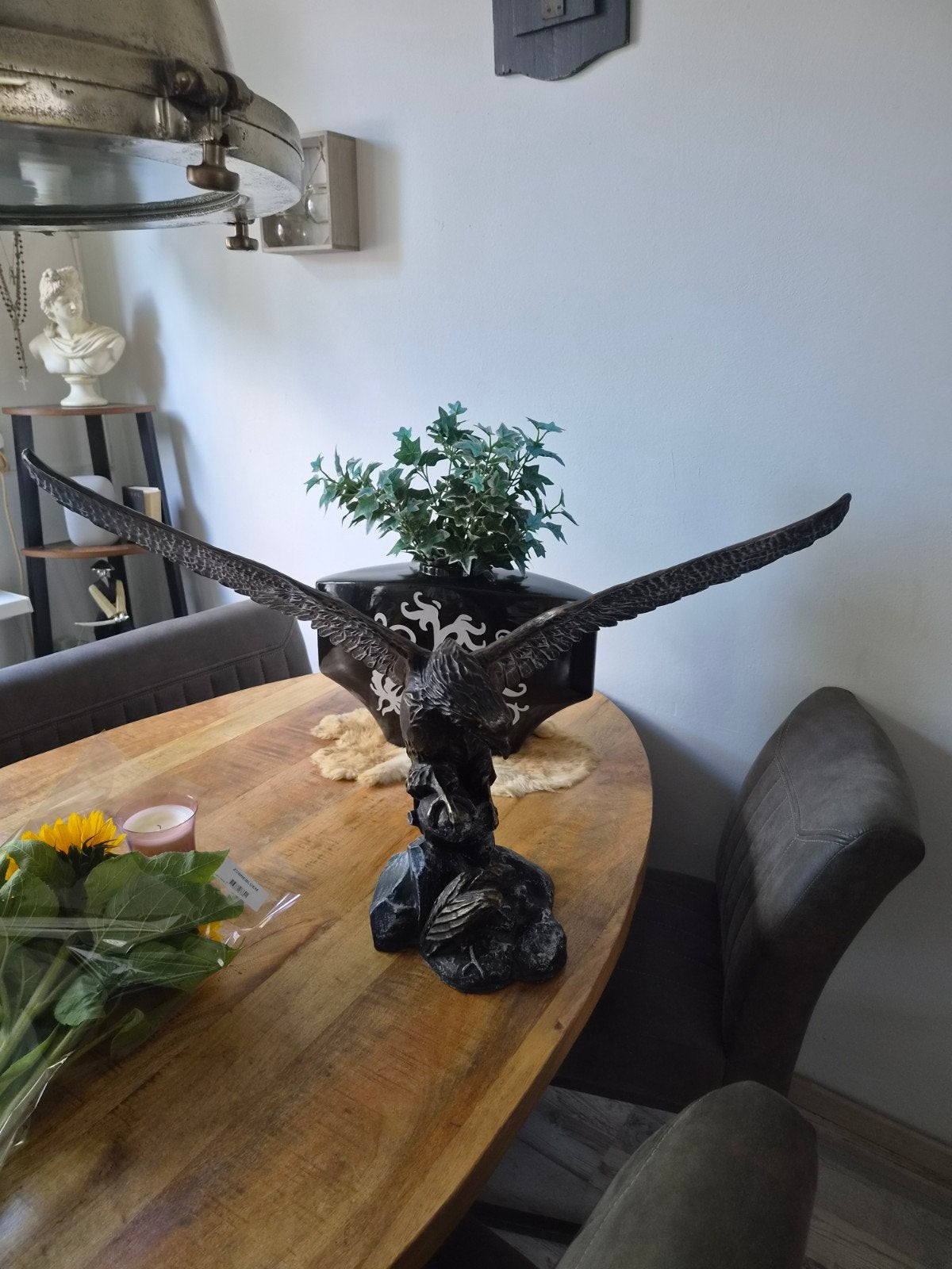 Grote Adelaar Beeld - Decoratief Woonaccessoire, Ophalen of Verzenden, Zo goed als nieuw, Dier
