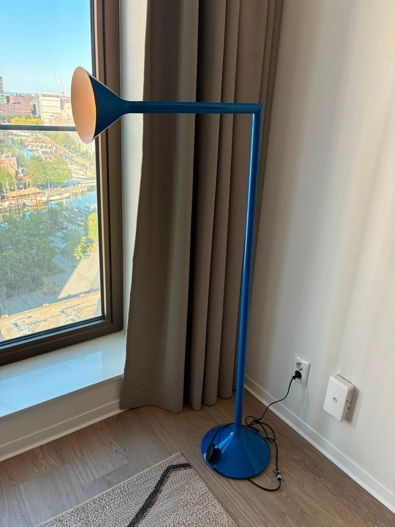 PS 2026 Ikea Lamp - Blauw, Huis en Inrichting, Ophalen, GU10, Nieuw, Metaal