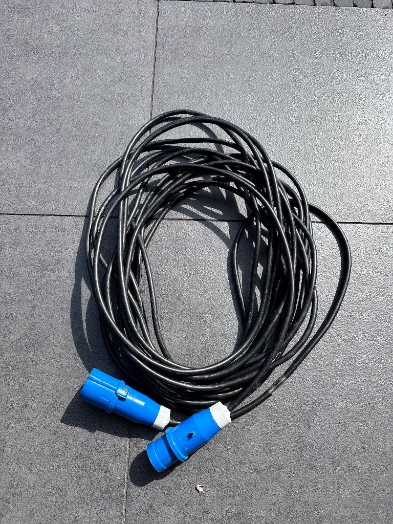 Electrakabel 15m (3x1,5mm) voor caravan, camper of boot, Ophalen of Verzenden, Zo goed als nieuw