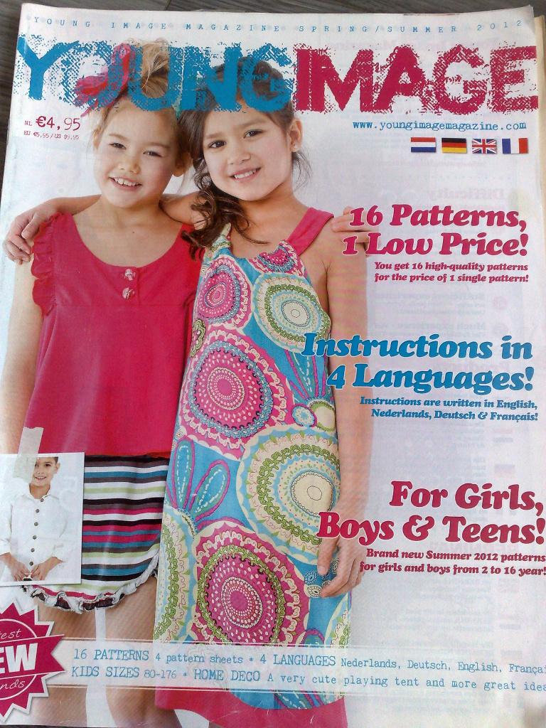 Young Image magazine lente / zomer 2012, Hobby en Vrije tijd, Kledingpatronen, Verzenden, Zo goed als nieuw, Vrouw, Overige merken