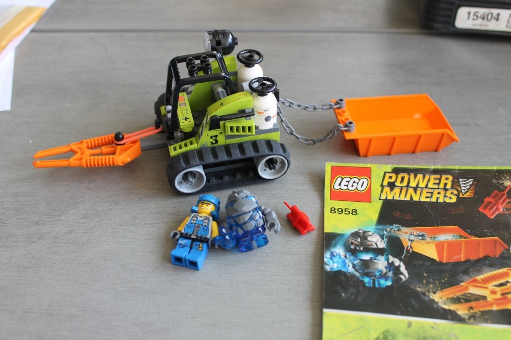 lego powerminers granietkraker 8958, Overige thema's, Lego, Ophalen of Verzenden, Zo goed als nieuw