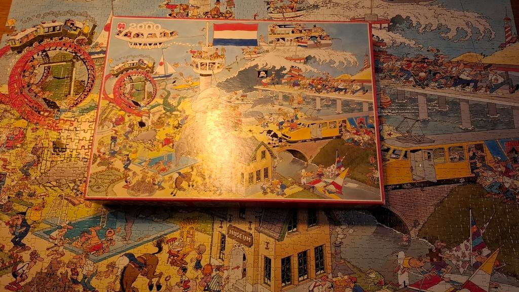 Jan van Haasteren - te land, ter zee en in de lucht (2000), Ophalen, Meer dan 1500 stukjes, Gebruikt