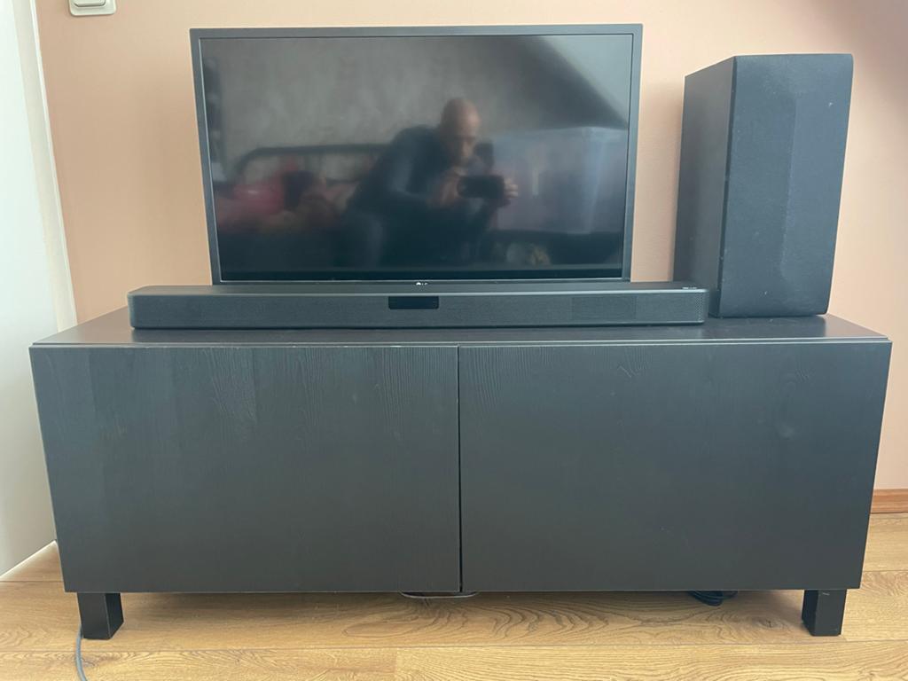 LG TV inclusief LG soundbar/subwoofer set, Ophalen, Zo goed als nieuw, 25 tot 50 cm, Minder dan 100 cm