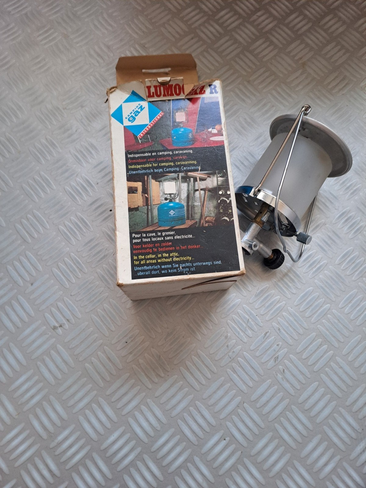 Campingaz Lumogaz R Campinglamp - Nieuw in doos, Caravans en Kamperen, Ophalen of Verzenden, Nieuw