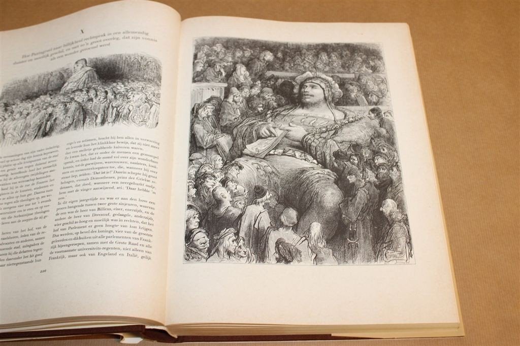 Gargantua en Pantagruel — Dik Boek, Doré Illustraties, Ophalen of Verzenden, Gelezen