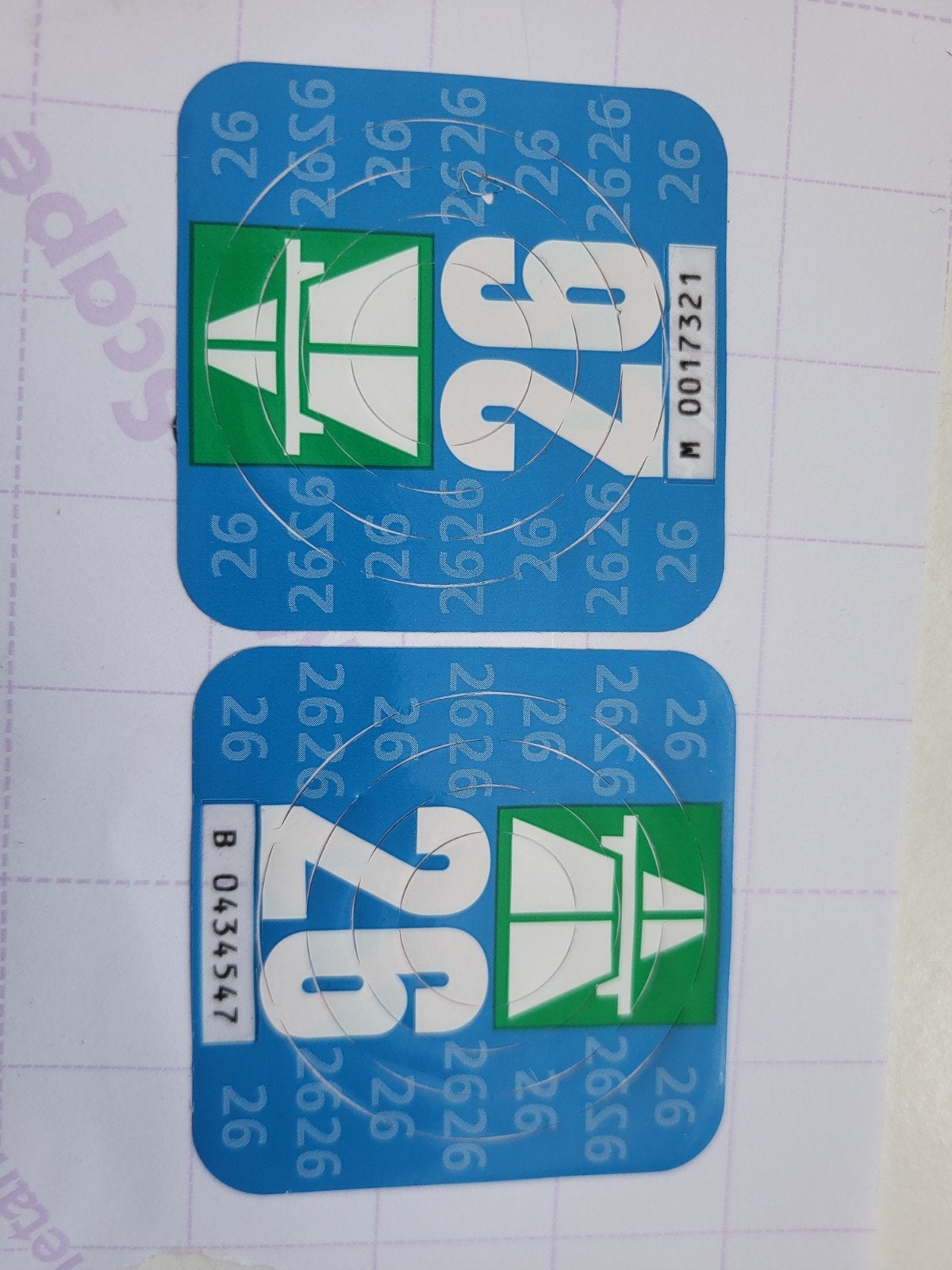 Zwitserland weg sticker, Tickets en Kaartjes