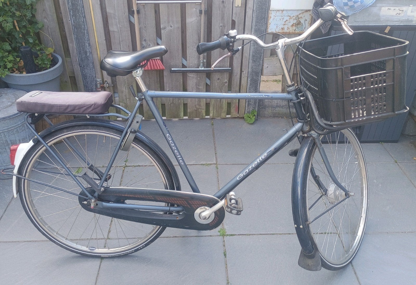 Gazelle Impala herenfiets 28 inch / frame 60cm., Fietsen en Brommers, Ophalen, Gebruikt, Versnellingen, 57 tot 61 cm