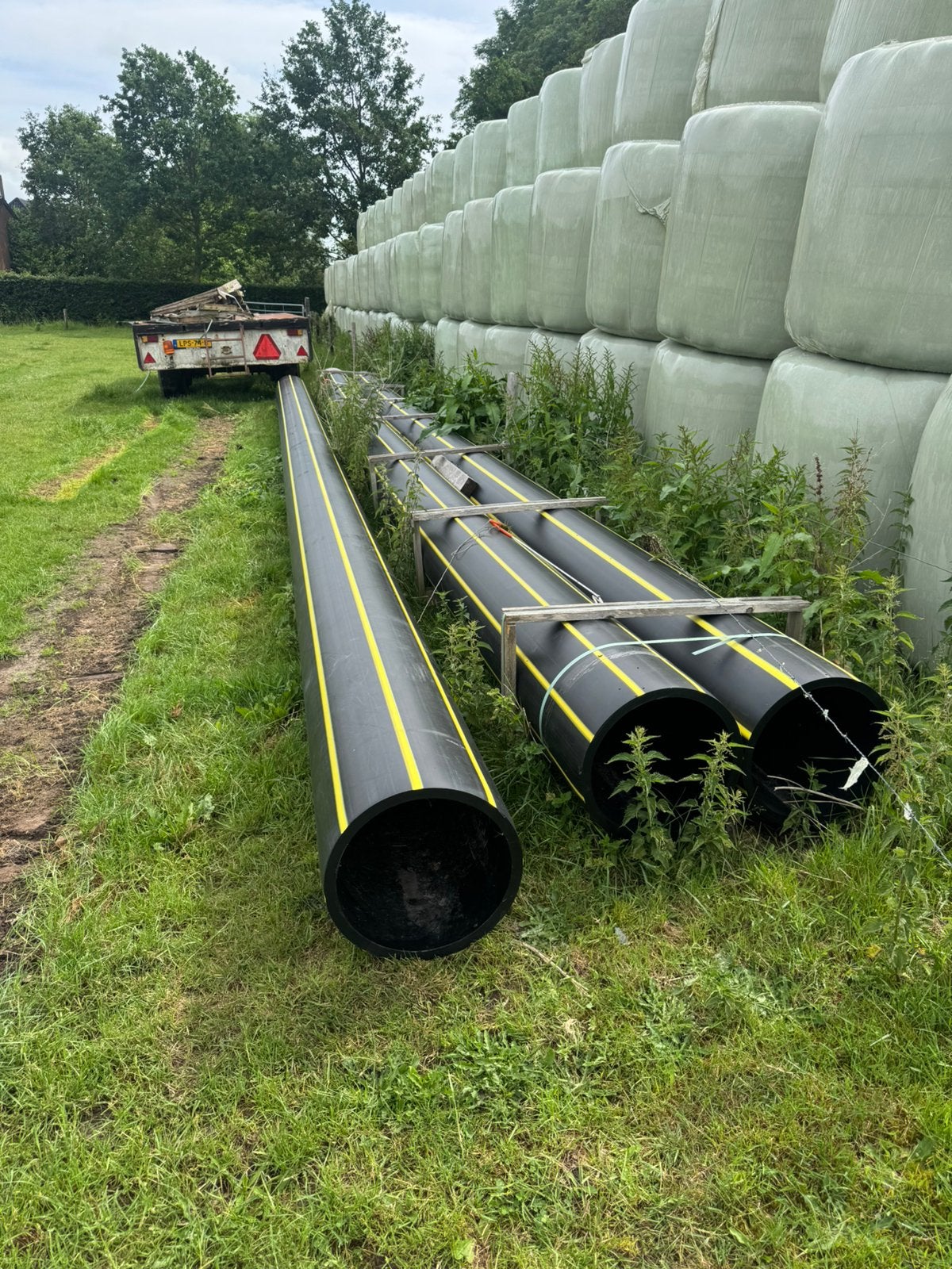 Mooie duiker buis 450, Doe-het-zelf en Verbouw, Buizen en Afvoer, Ophalen, Overige materialen, 6 meter of meer, Overige typen