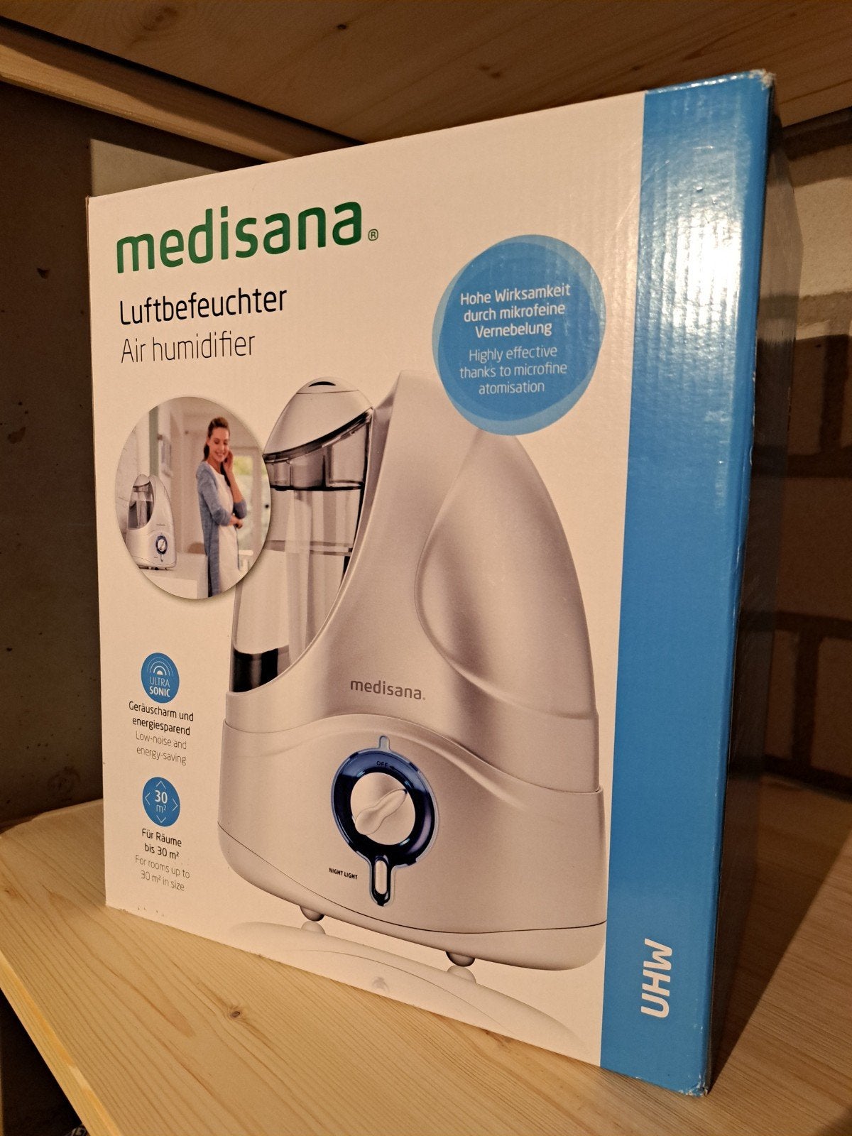 Medisana Luchtbevochtiger, Ophalen of Verzenden, Zo goed als nieuw, Luchtbevochtiger