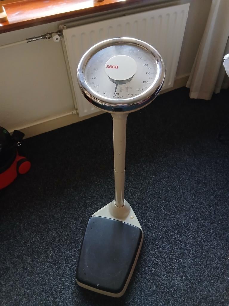 Orginele Vintage Dokters Weegschaal Seca, Ophalen, Gebruikt, Analoog, 100 kg of meer
