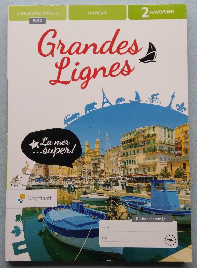 9789001895204 Grandes Lignes Flex 2hv Werkboek A, Verzenden, Zo goed als nieuw, Overige niveaus, Nederlands