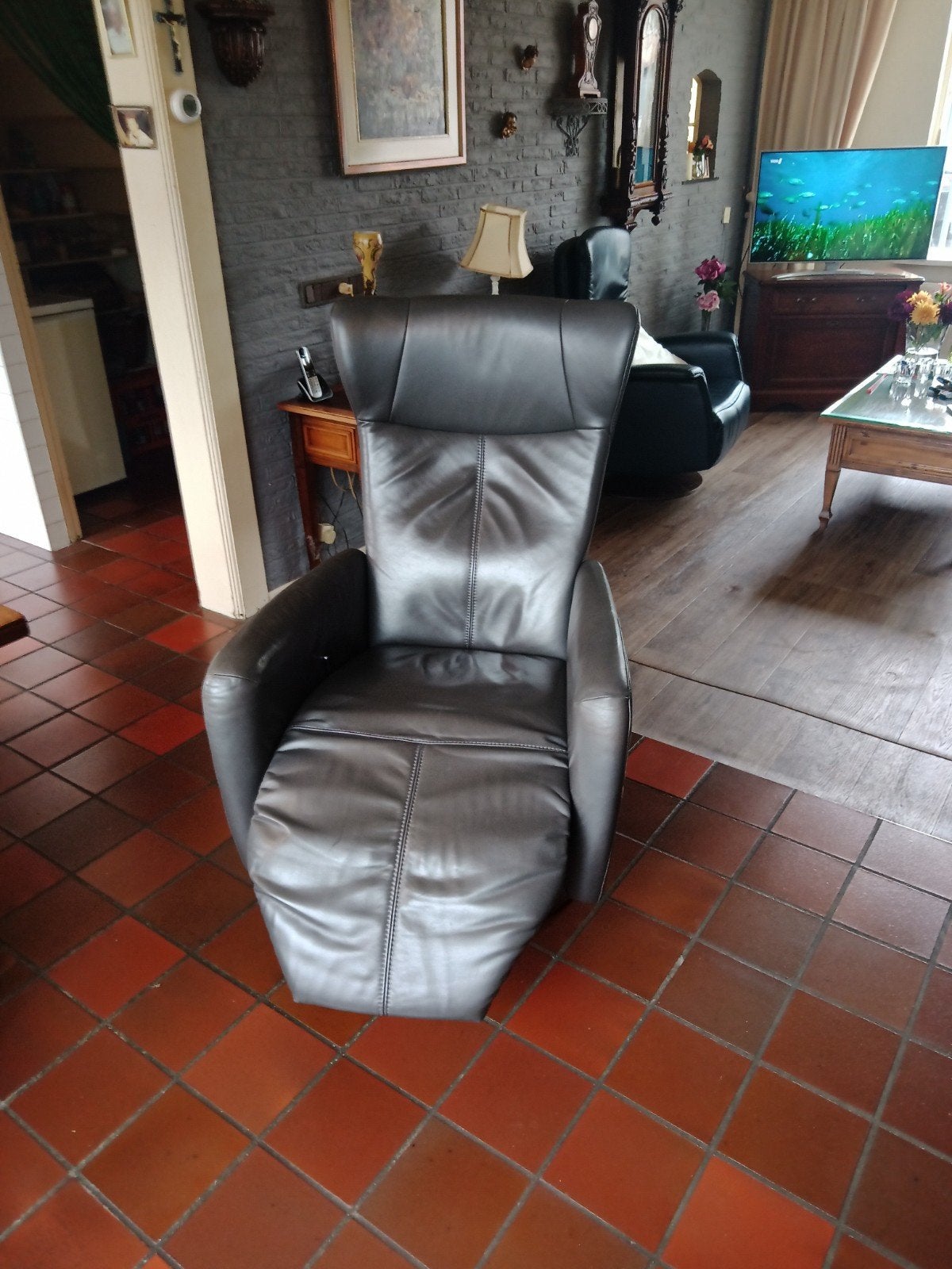 Prominent Relax Fauteuil - Comfortabel en Stijlvol, Ophalen, Zo goed als nieuw, Leer, Modern, Comfortabel