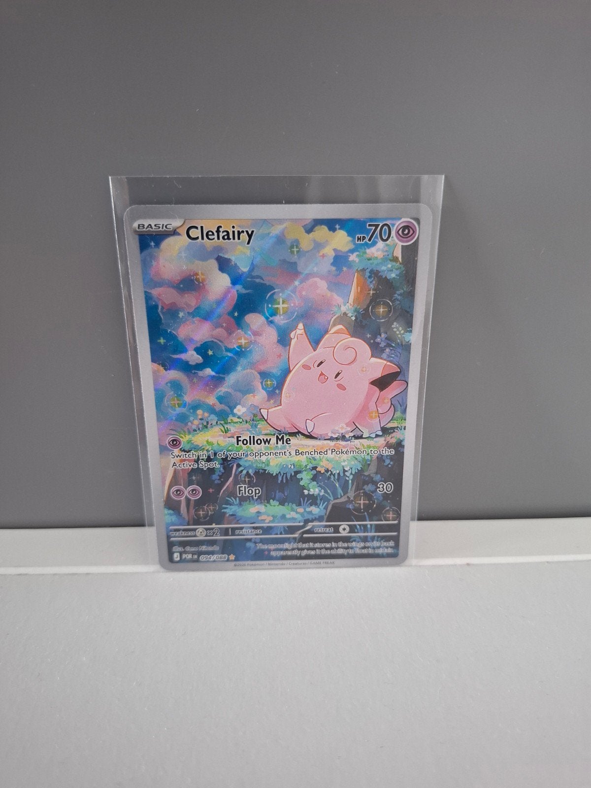 Clefairy (Perfect Order) - Potentiële PSA 10 Pokémon Kaart, Ophalen of Verzenden, Zo goed als nieuw, Losse kaart
