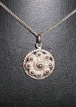 Ketting Zeeuwse Knop Zilver 835 Zeeuwse Knoop, Met hanger, Verzenden, Nieuw, Zilver