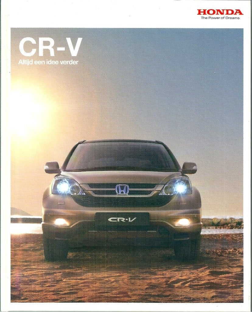 Brochure Honda CR-V 2011, Ophalen of Verzenden, Gelezen, Honda