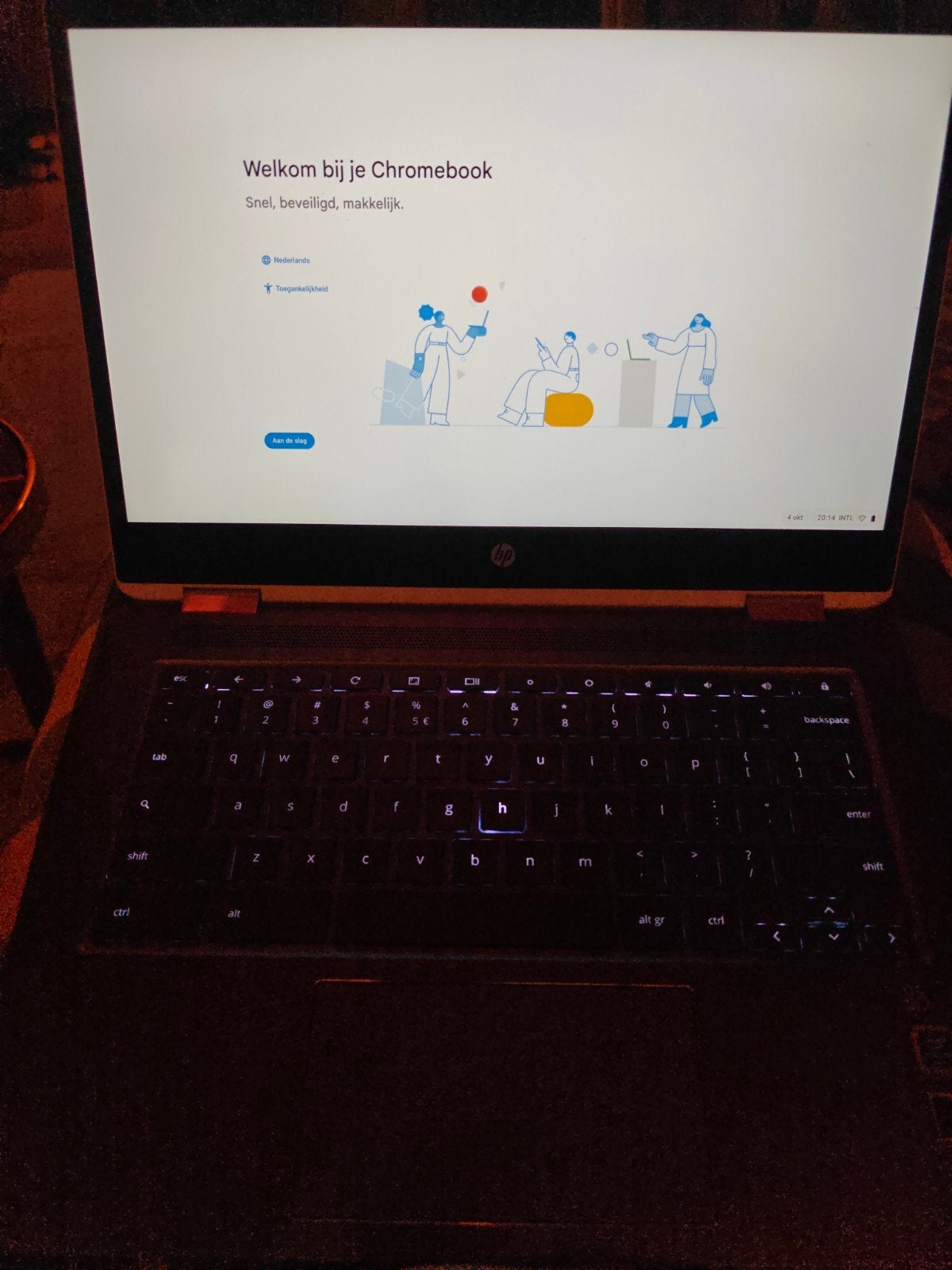 HP Chromebook x360 inclusief oplader, Computers en Software, 14 inch, Touchscreen, Ophalen of Verzenden, Hewlett-Packard (HP)