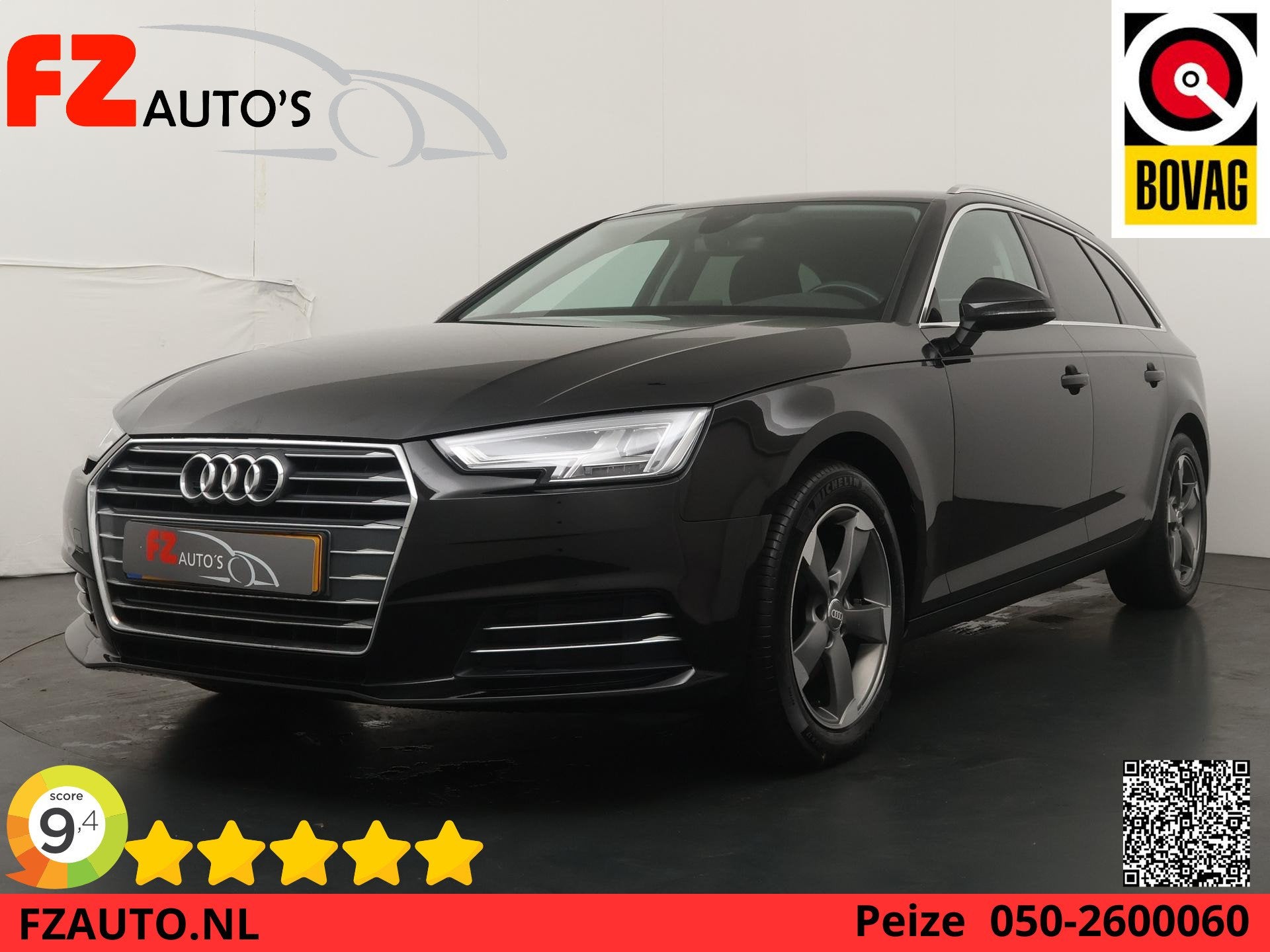 Audi A4 Avant 1.4 TFSI Sport Lease Edition Automaat - Naviga, Auto's, Audi, Stof, Gebruikt, 4 cilinders, 150 pk