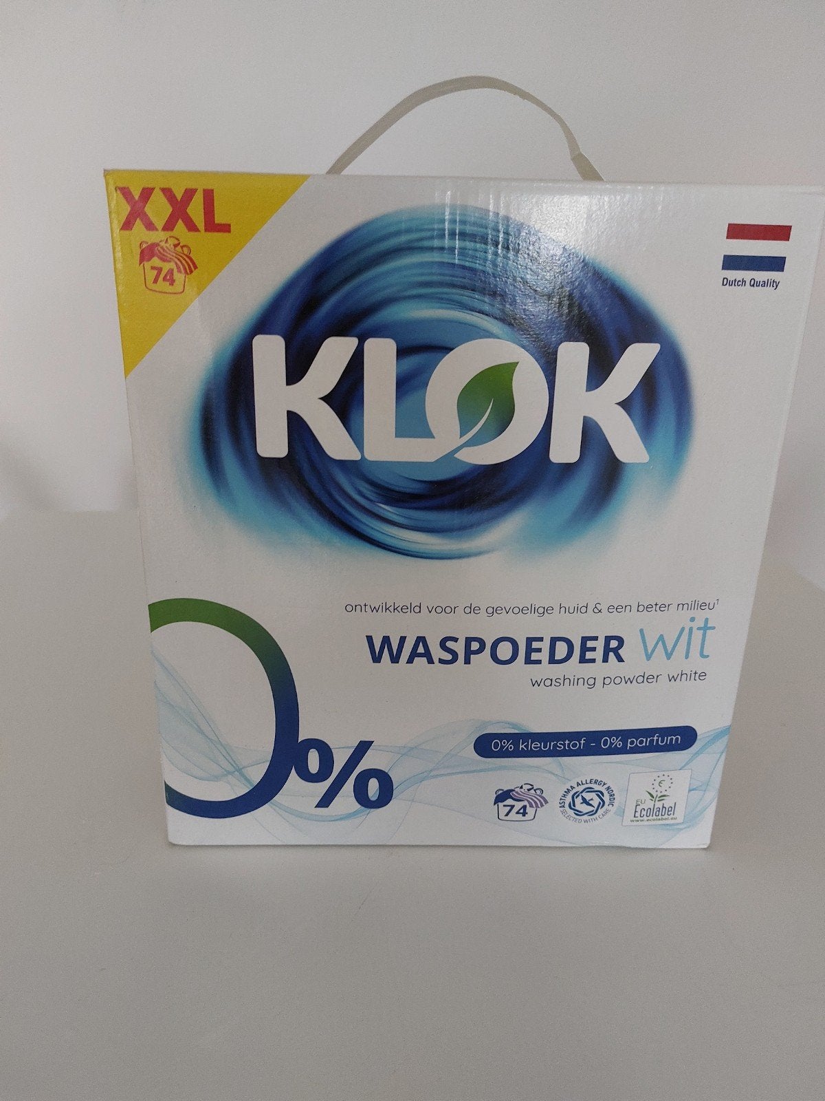 Klok Waspoeder Wit XXL - 74 wasbeurten, Ophalen of Verzenden, Nieuw