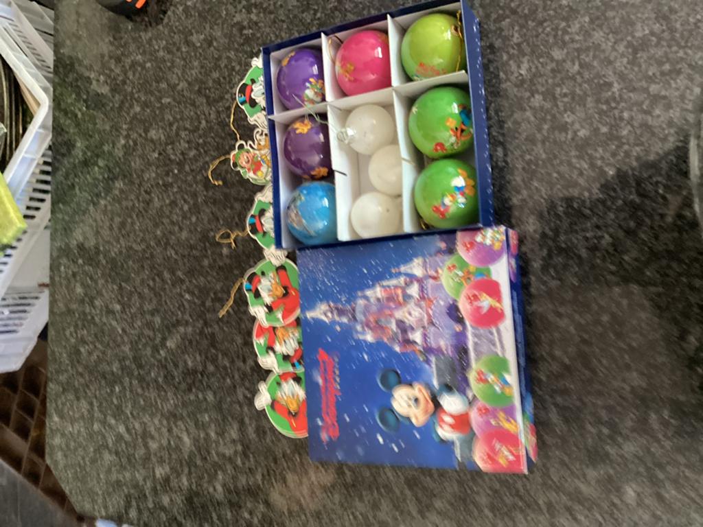 Walt disney mickey kerstballen, Ophalen of Verzenden, Mickey Mouse, Nieuw, Beeldje of Figuurtje