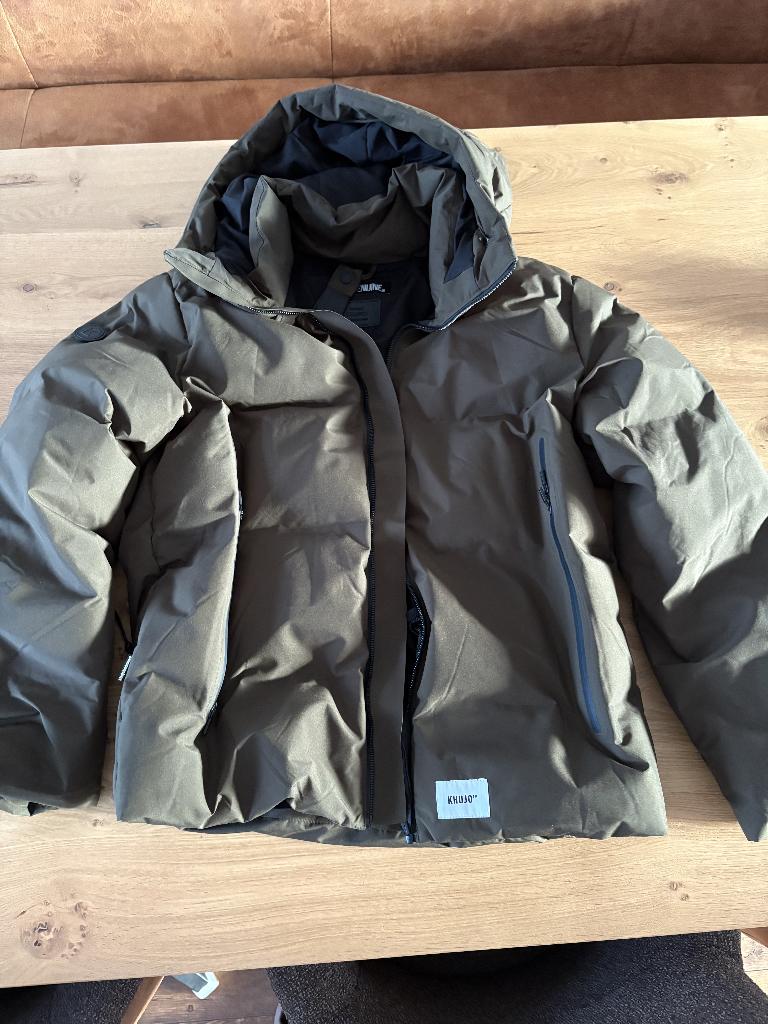 Te koop winterjas Khujo Wesh2 olijfgroen maat L, Ophalen of Verzenden, Zo goed als nieuw, Maat 52/54 (L), Groen