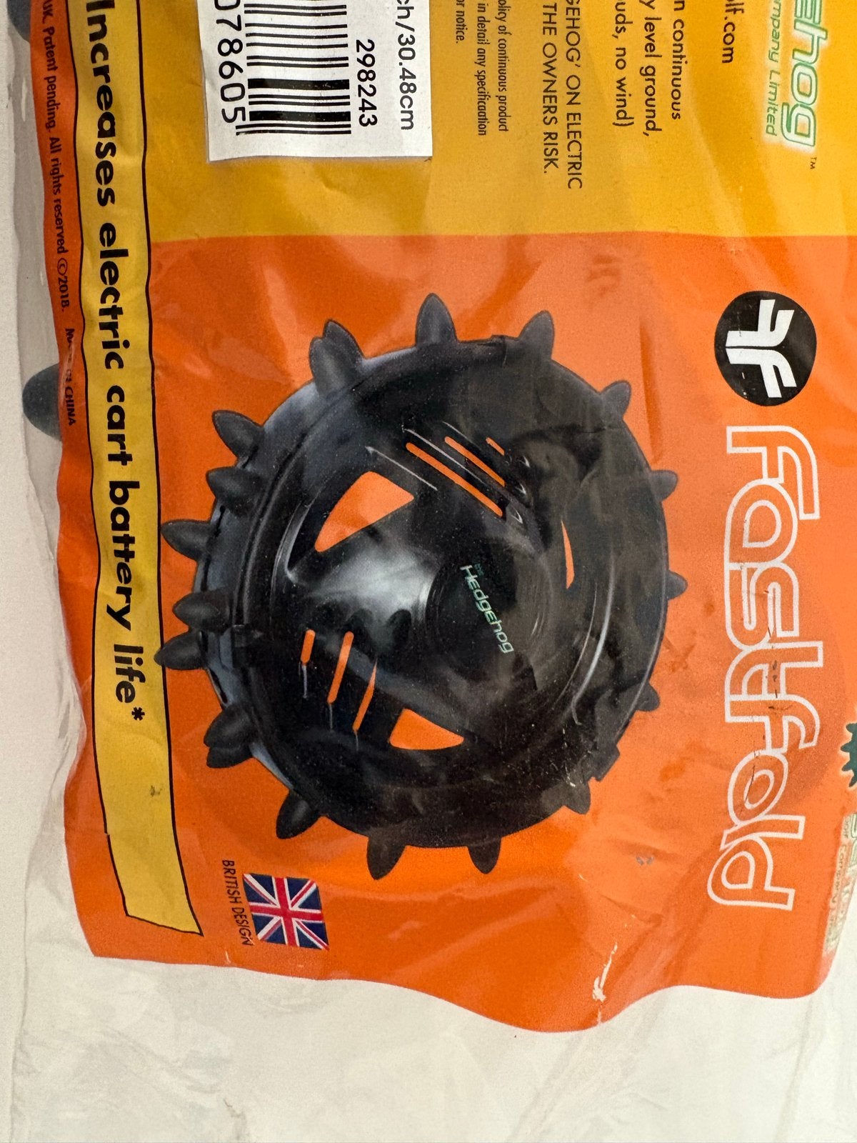 Fastfold Hedgehog Golfkar Wielen - Bescherm je fairway, Ophalen of Verzenden, Nieuw, Golfkar, Overige merken