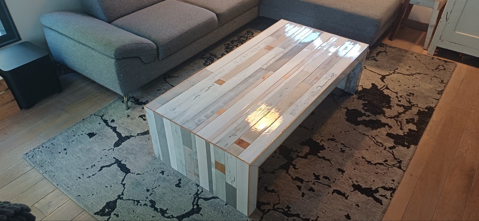 Salon tafel Piet Hein Eek, Zo goed als nieuw, 150 tot 200 cm, Piet hein eek, Overige houtsoorten