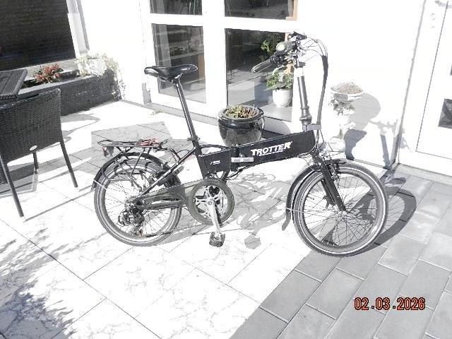 electrische vouwfiets, Fietsen en Brommers, Elektrische fietsen, Gebruikt, 47 tot 51 cm, 30 tot 50 km per accu, Ophalen