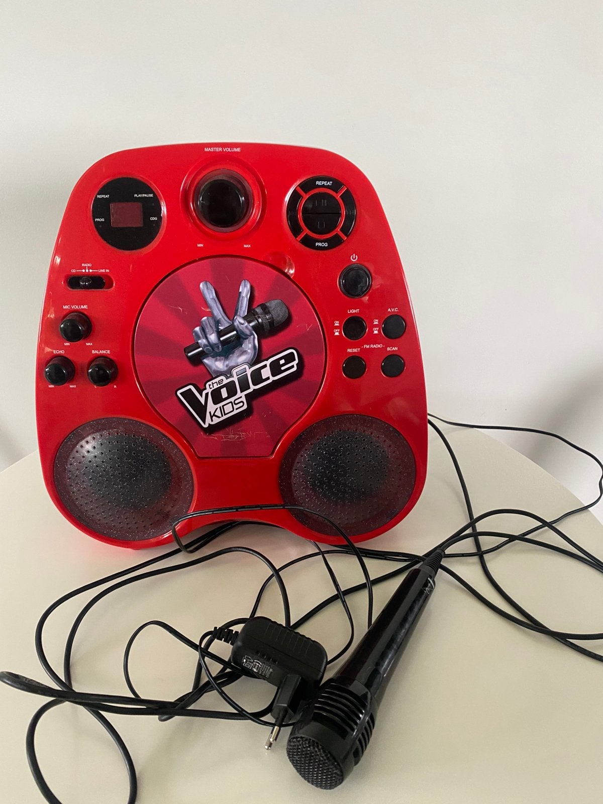 The Voice Kids Karaoke Machine met Microfoon, Ophalen, Gebruikt, Complete set