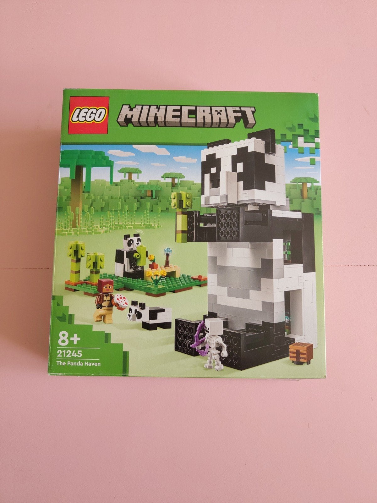 LEGO Minecraft 21245 De Panda huis - Compleet, Gebruikt, Inclusief instructies, Minecraft, Lego