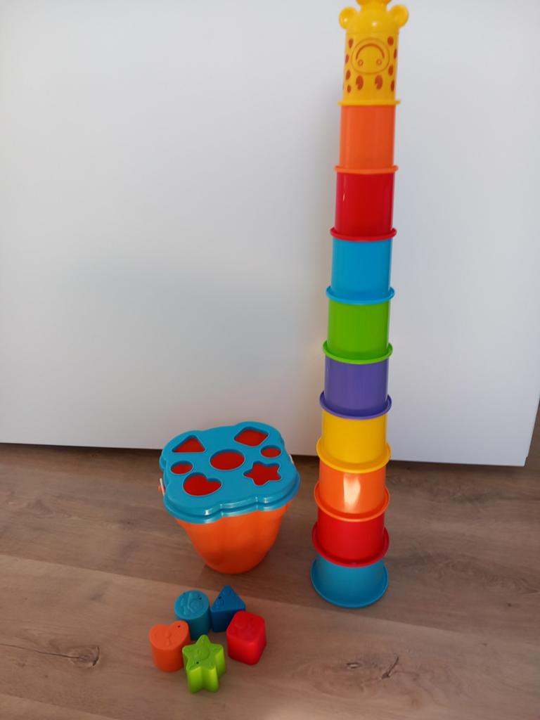 Stapeltoren met vormenstoof emmer, Ophalen of Verzenden, Zo goed als nieuw, Overige typen