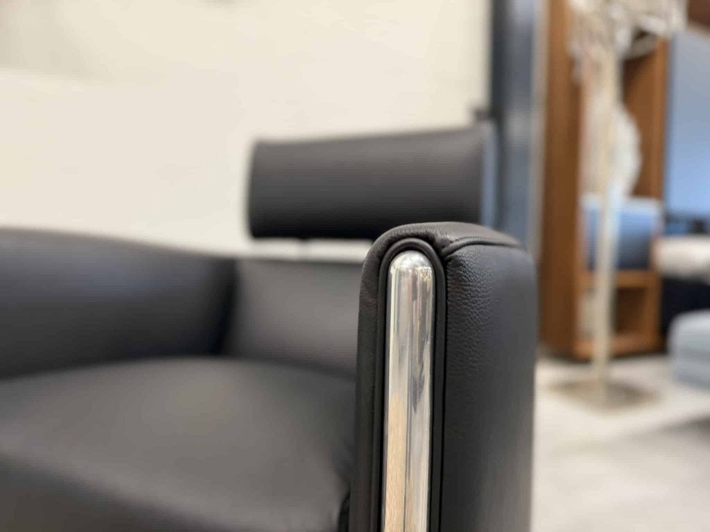 Nieuw leolux Goncharov Fauteuil zwart leer Design stoel, Leolux, Info@leolux.nl, Nieuw, Ophalen of Verzenden