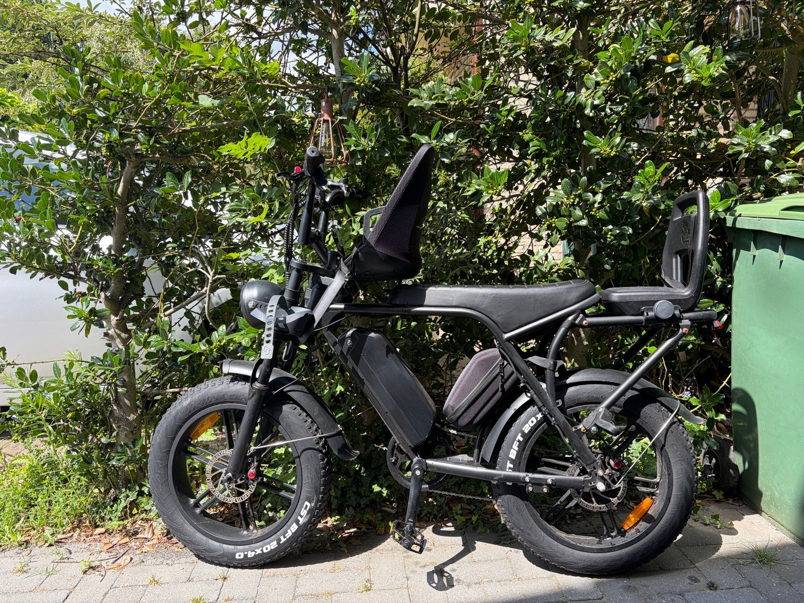 OUXI V8.2 - Family Fatbike  met kinderzitjes, Gebruikt, Minder dan 47 cm, 30 tot 50 km per accu, Ophalen