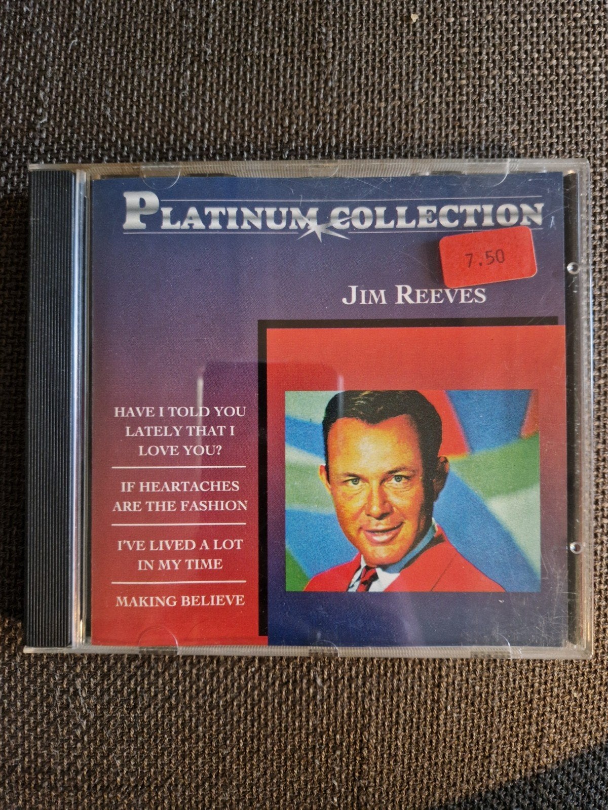 Jim Reeves - Platinum Collection CD, Cd's en Dvd's, Cd's | Country en Western, Ophalen of Verzenden, Gebruikt, Verzamelalbum, Country