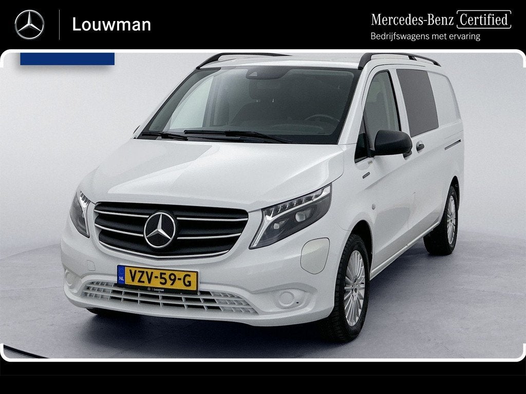 Mercedes-Benz eVito eVito Lang 66 kWh DC 266km WLTP Dubbele, Auto's, Bestelauto's, Bedrijf, Te koop, Mercedes-Benz Certified, ABS