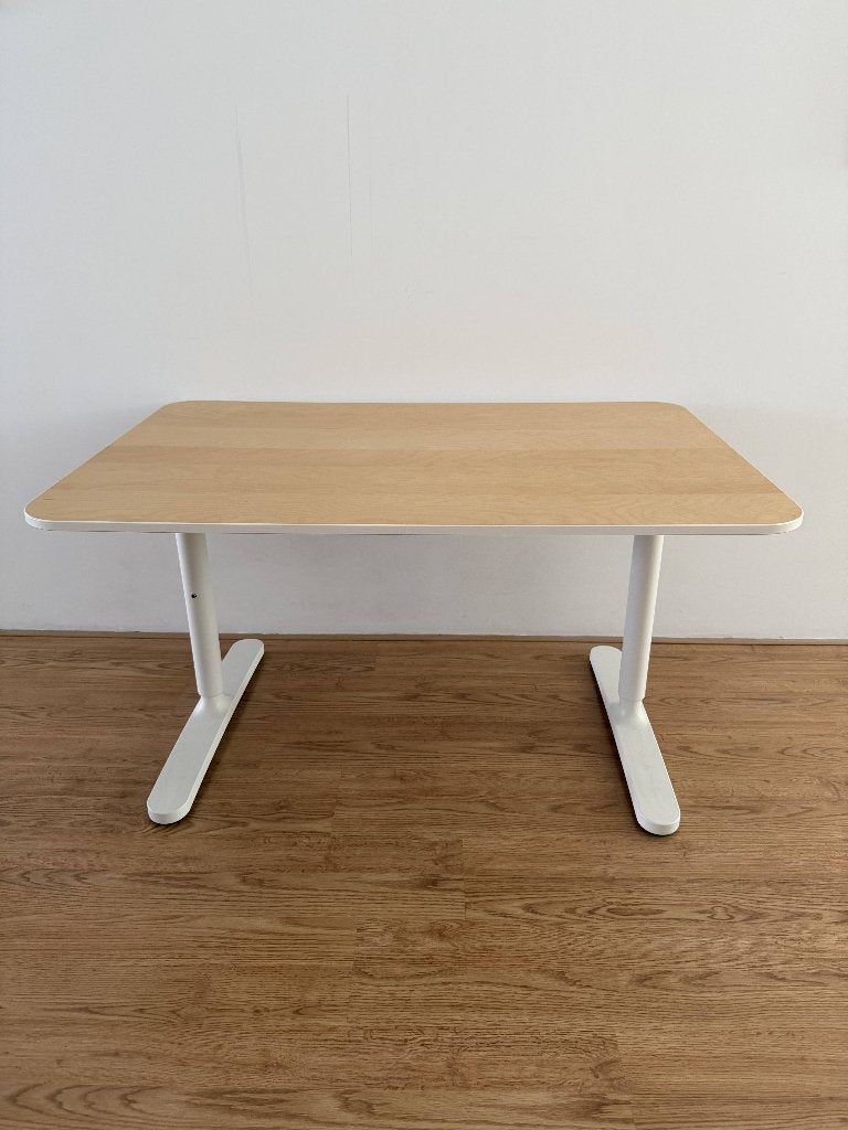 IKEA bekant bureau - 120 cm x 80 cm, Huis en Inrichting, Ophalen, 120 cm, Hout, Bruin