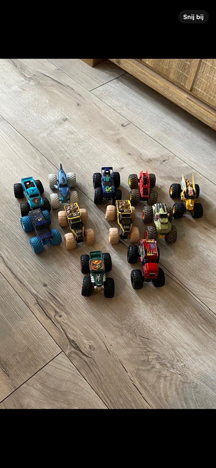 Monster truck, Ophalen, Gebruikt