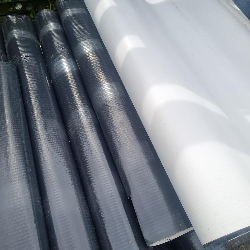 PVC dakbedekking voor aanbouw of carport, Kunststof, Zwart, Nieuw, Ophalen of Verzenden