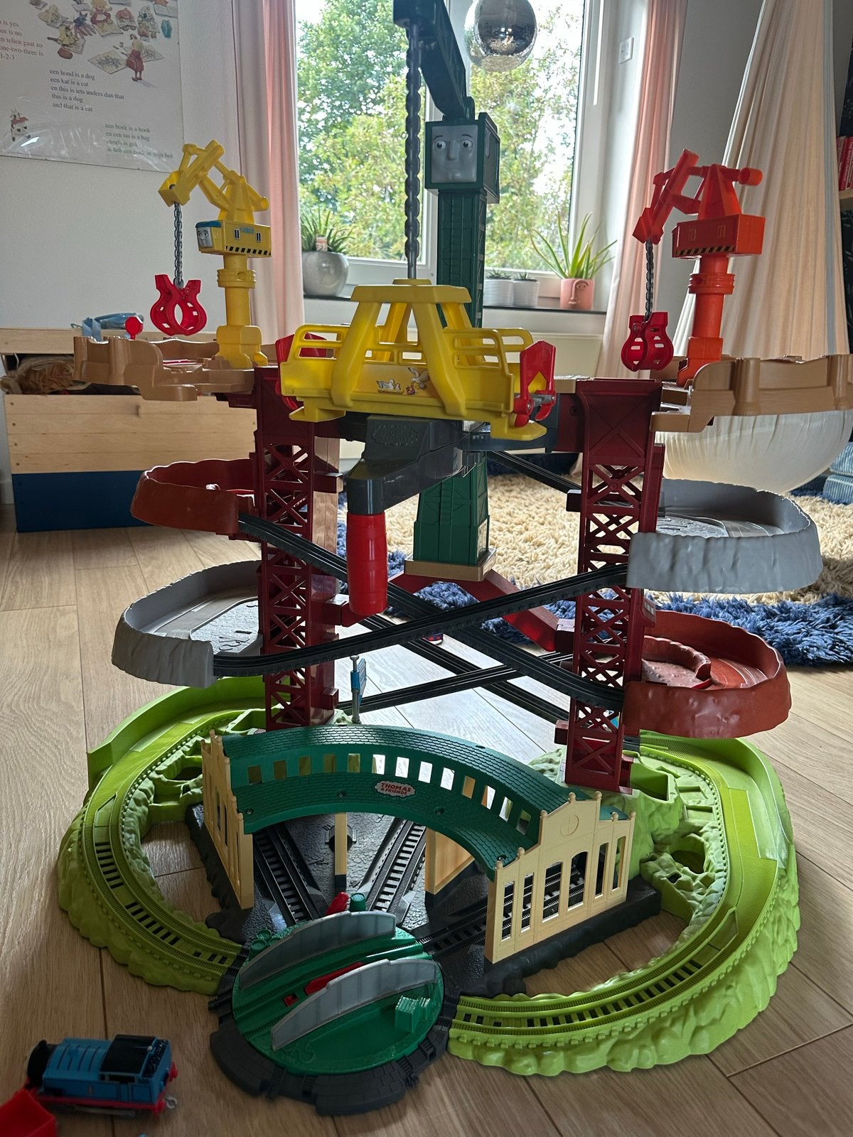 Thomas de Trein Sodor Avonturen Baan met accessoires, Ophalen, Gebruikt