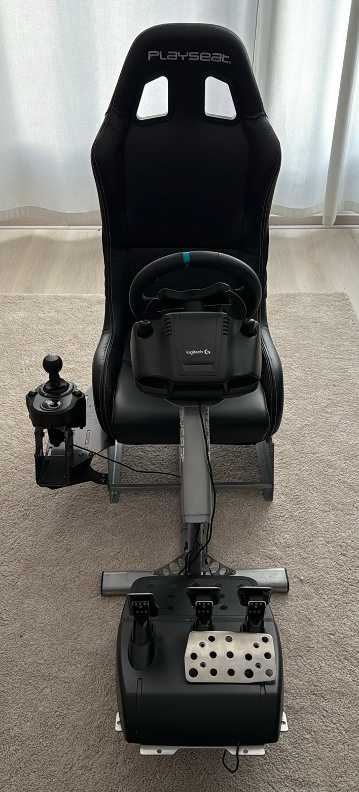 Playseat racing chair + Logitech G920 or Logitech G29, Spelcomputers en Games, Ophalen, Gebruikt, Playseat of Racestoel, PlayStation 4