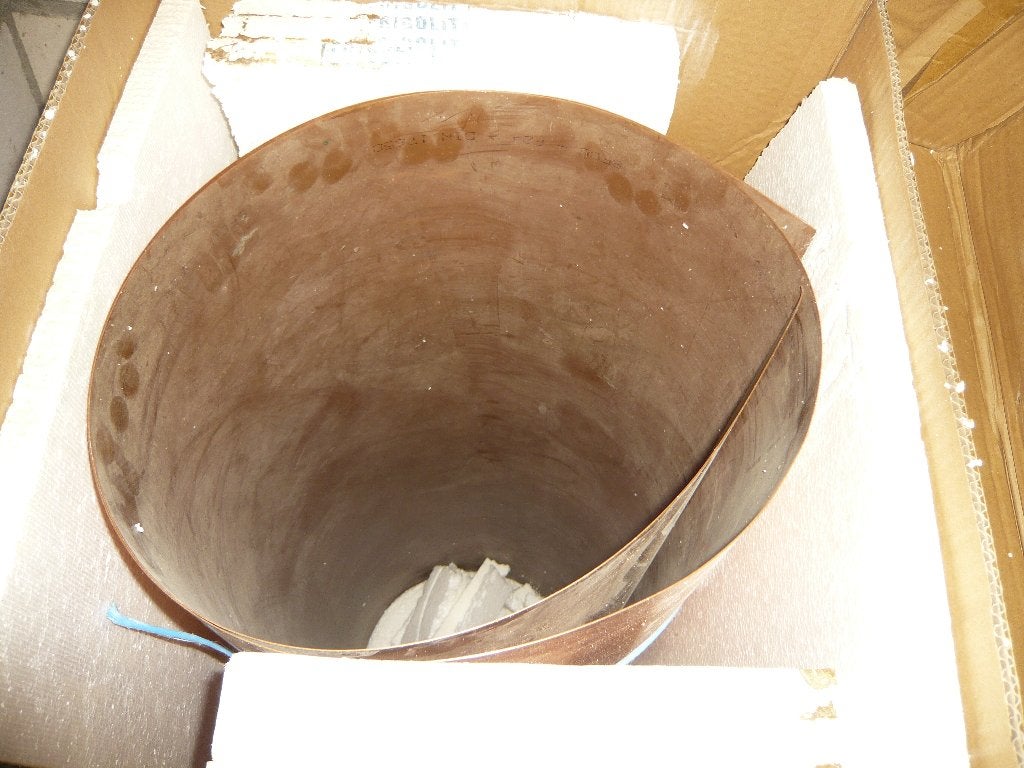 koperen plaat 1 mm dik 2 m2 roodkoper koperplaat 100x200 cm, Ophalen of Verzenden, Zo goed als nieuw, Overige materialen, Minder dan 20 mm