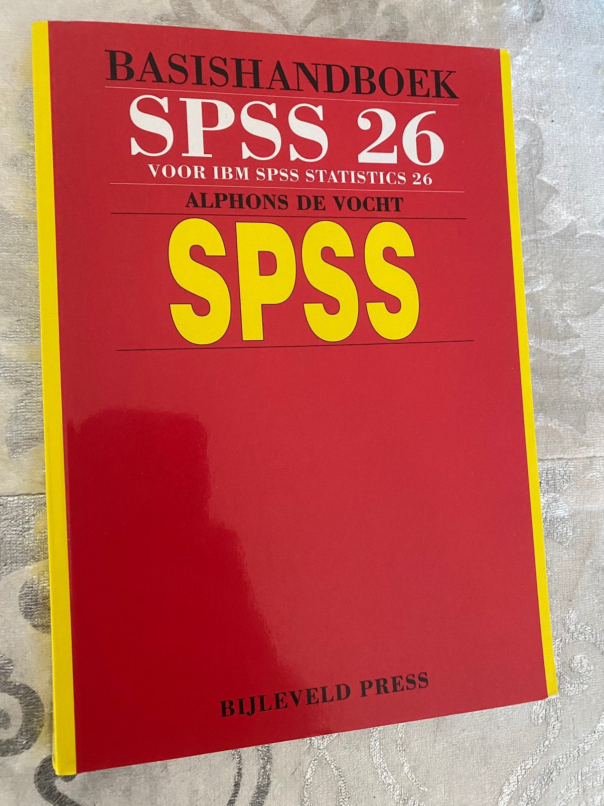 Basishandboek SPSS 26, Ophalen of Verzenden, Zo goed als nieuw, Alphons de Vocht